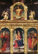 Bartolomeo Vivarini Virgin Enthroned with the Child on her Knee France oil painting artist